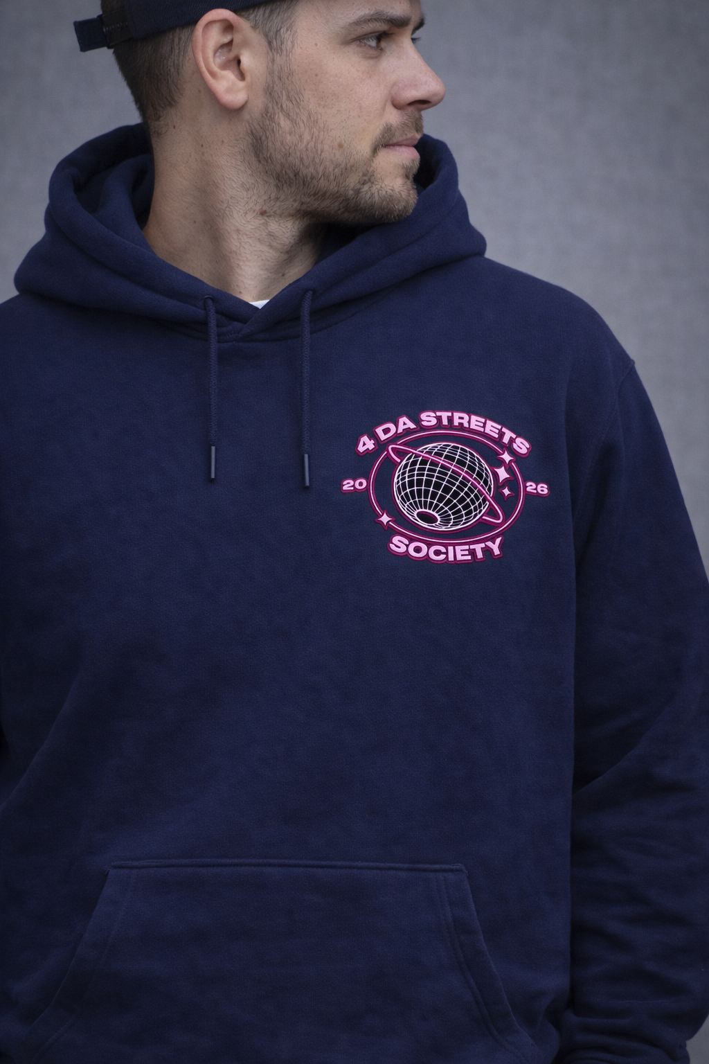 Navy Blue Streets Are Open 24/7 Hoodie