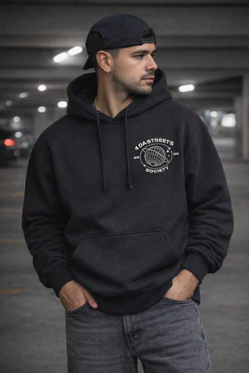 V Day Street 24/7 Black Hoodie