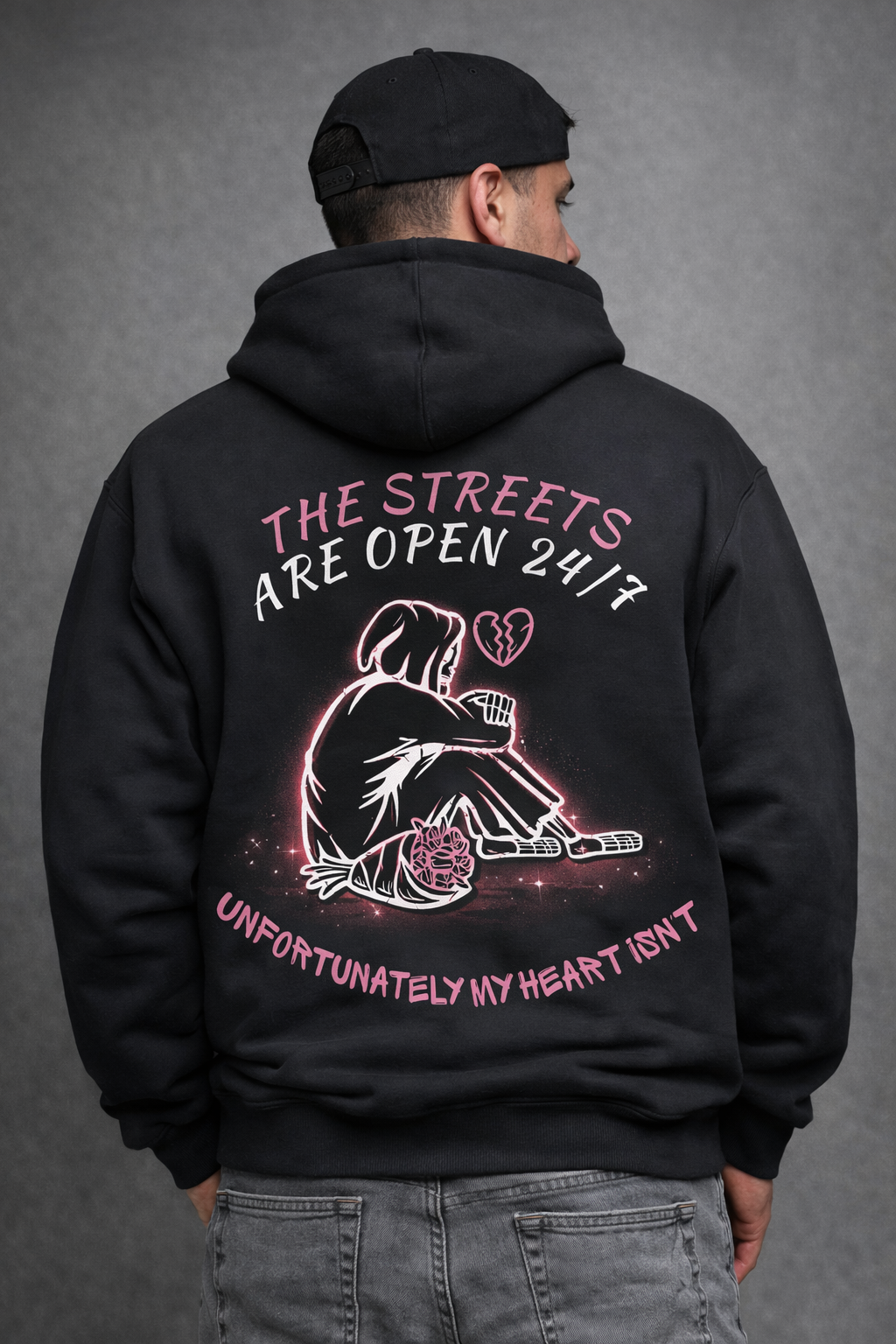 V Day Street 24/7 Black Hoodie