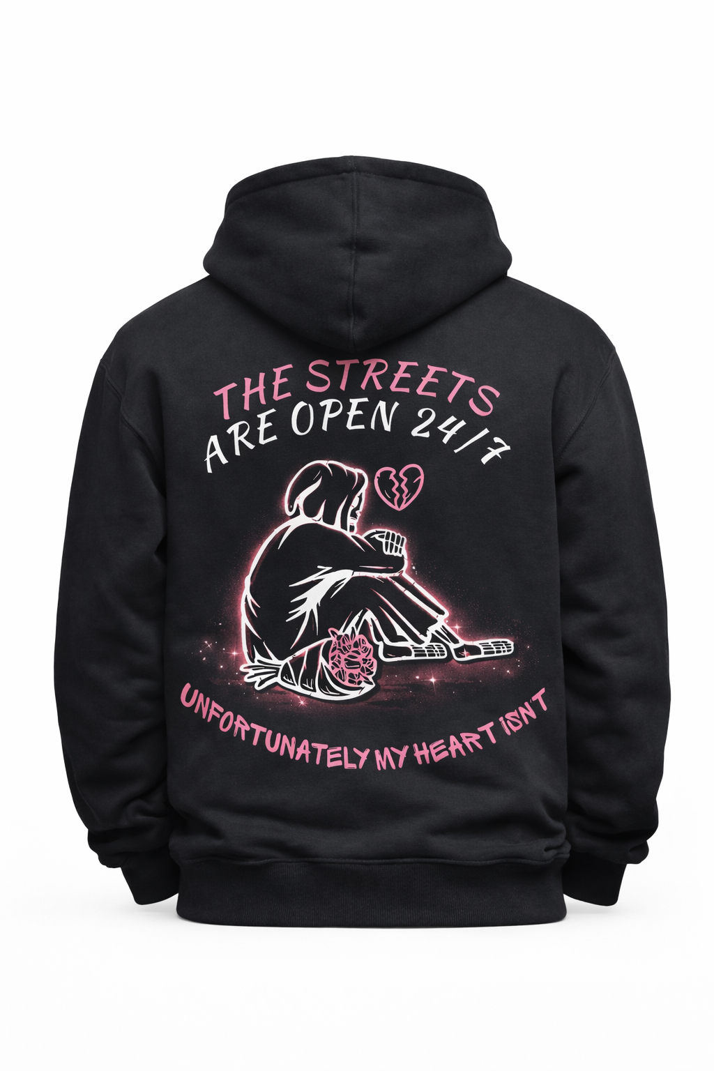 V Day Street 24/7 Black Hoodie